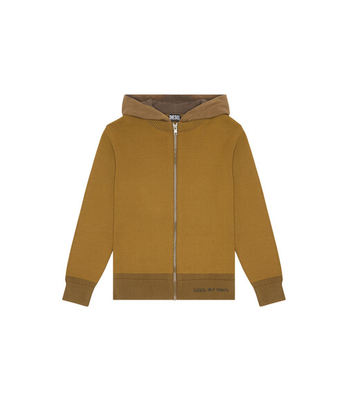 DIESEL(ディーゼル)の「メンズ パーカー ジップアップ(ニット/セーター・メンズ・ベージュ/カーキ・SMALL/MEDIUM/LARGE/X-LARGE)」の5枚目の写真