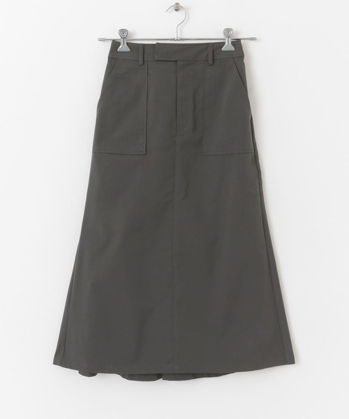 URBAN RESEARCH（アーバンリサーチ）の「ストレッチツイルマーメイドスカート（スカート・レディース・チャコールグレー/ベージュ・38/36）」の3枚目の写真