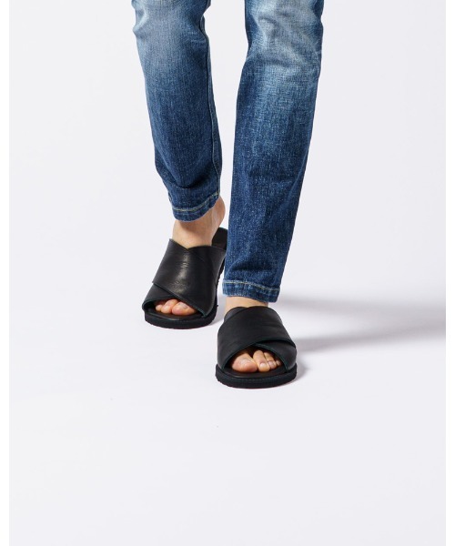 W171 wjk ストラップサンダル 43 ライトグレー vibram レザー W171 wjk ストラップサンダル 43 ライトグレー vibram レザー