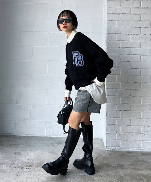 PAGEBOY（ページボーイ）の「ツイードショートパンツ（その他パンツ・レディース・ブラック/ターコイズブルー/グレイッシュベージュ/ブラック系その他・FREE）」の8枚目の写真