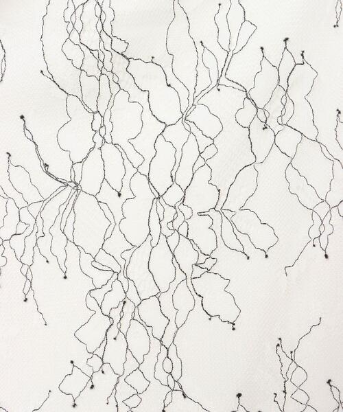 INGNI（イング）の「肩フリルリボン付レーストップス（その他トップス・レディース・ホワイト×ブラック/ブラック/オフホワイト・M）」の11枚目の写真