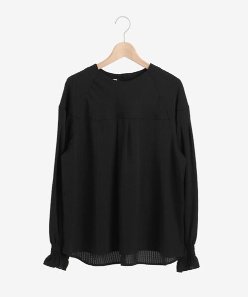 le.coeur blanc（ルクールブラン）の「ボリュームスリーブキリカエブラウス（シャツ/ブラウス・レディース・ブラック/ホワイト系その他・38）」の3枚目の写真