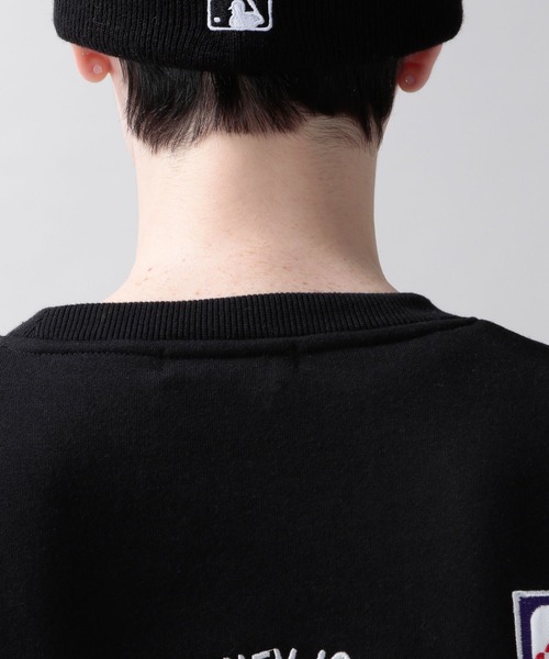 RAGEBLUE（レイジブルー）の「【SIGNAL SPORTS】裏起毛スウェット/マルチワッペン刺繍クルー（スウェット・メンズ・ブラック/ネイビー・MEDIUM/LARGE）」の15枚目の写真