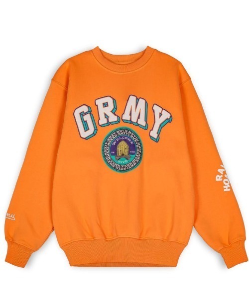 GRIMEY(グライミー)の「GRMY(GRIMEY)/グライミー/HIVE HEAVYWEIGHT CREWNECK/ヘビーウェイトスウェットシャツ(スウェット・メンズ・グレー/オレンジ/ブルー・L/XL/M/S)」の3枚目の写真