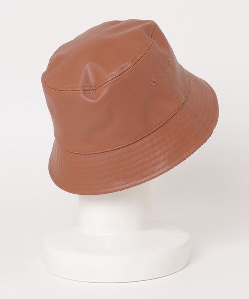 AVIREX（アヴィレックス）の「REVERSIBLE BUCKET HAT/ リバーシブルバケットハット（ハット・レディース・ブラック/ベージュ・F）」の4枚目の写真