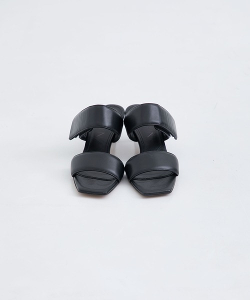 HEWN/ヒューン】Sq one-st loop sandals/スクエアワンストラップ