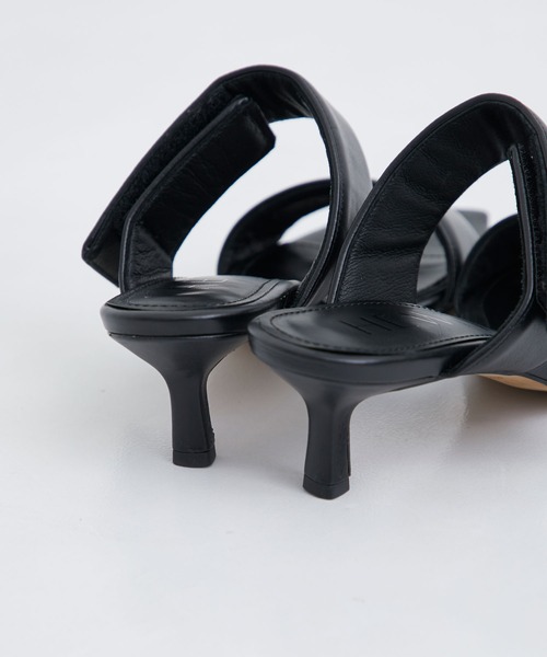 HEWN/ヒューン】Sq one-st loop sandals/スクエアワンストラップ