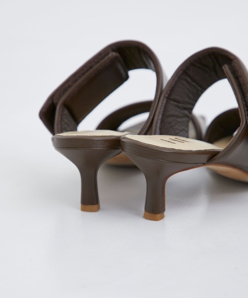 HEWN/ヒューン】Sq one-st loop sandals/スクエアワンストラップ