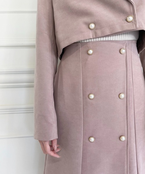 MIIA（ミーア）の「ショートジャケット（テーラードジャケット・レディース・ブラック/ピンク/ベージュ・FREE）」の15枚目の写真