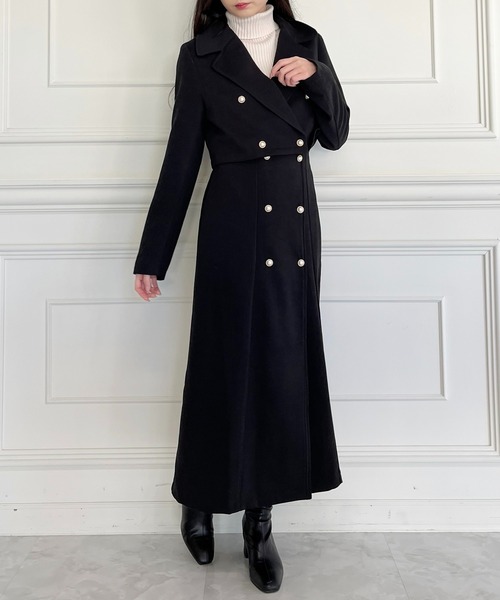 MIIA（ミーア）の「ショートジャケット（テーラードジャケット・レディース・ブラック/ピンク/ベージュ・FREE）」の18枚目の写真