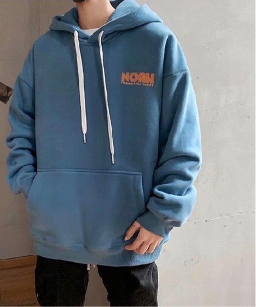 Burner(バーナー)の「【BURNER Recommend Select】 ロゴデザイン パーカー oku-tops-680800955852-238(パーカー・メンズ・D/E/A/B・FREE)」の4枚目の写真