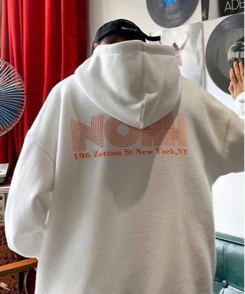 Burner(バーナー)の「【BURNER Recommend Select】 ロゴデザイン パーカー oku-tops-680800955852-238(パーカー・メンズ・D/E/A/B・FREE)」の6枚目の写真