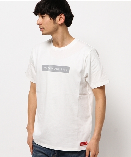 WHO'S WHO gallery（フーズフーギャラリー）の「【VANMOOF】リフレクターボックスロゴTEE（Tシャツ/カットソー・メンズ・ホワイト/ブラック・MEDIUM/LARGE）」の13枚目の写真