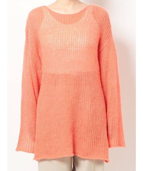 Ungrid(アングリッド)の「透かし編みル-ズニット(ニット/セーター・レディース・オレンジ/ミント/ブルー/ライトグレー・FREE)」の22枚目の写真