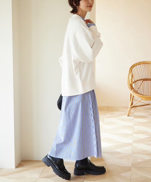 JOURNAL STANDARD relume(ジャーナルスタンダード レリューム)の「ロゴプリントスウェットBURBANK(スウェット・レディース・グレー/ピンク/アイボリー・FREE)」の22枚目の写真