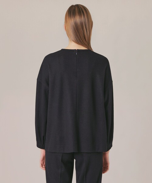 MACKINTOSH LONDON（マッキントッシュ ロンドン）の「ウォッシャブルスムースウールプルオーバー（Tシャツ/カットソー・レディース・ホワイト系その他/ネイビー・38）」の5枚目の写真