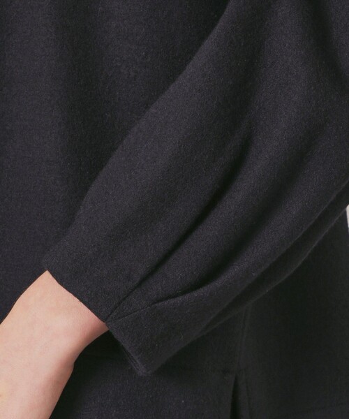 MACKINTOSH LONDON（マッキントッシュ ロンドン）の「ウォッシャブルスムースウールプルオーバー（Tシャツ/カットソー・レディース・ホワイト系その他/ネイビー・38）」の7枚目の写真