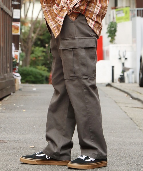 FIVE BROTHER(ファイブブラザー)の「FIVE BROTHER/ファイブブラザー コットンツイル カーゴパンツ(カーゴパンツ・メンズ・ブラック/カーキ/ブラウン/ベージュ・S/L/M)」の10枚目の写真