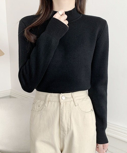 Primazel(プリマゼル)の「裏シャギーニットプルオーバー(ニット/セーター・レディース・モカ/ホワイト系その他/ブラック系その他/ブラウン系その他/ブラウン/ブラック/ホワイト/ブラウン系その他2・M)」の1枚目の写真