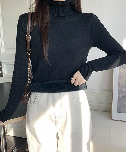 Primazel(プリマゼル)の「裏シャギーニットプルオーバー(ニット/セーター・レディース・モカ/ホワイト系その他/ブラック系その他/ブラウン系その他/ブラウン/ブラック/ホワイト/ブラウン系その他2・M)」の11枚目の写真