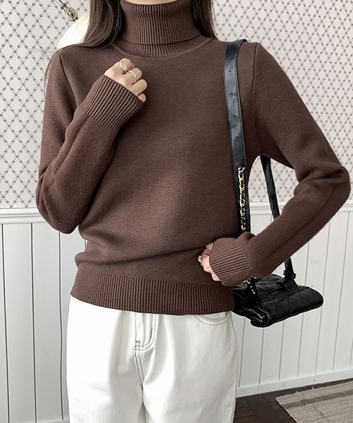 Primazel(プリマゼル)の「裏シャギーニットプルオーバー(ニット/セーター・レディース・モカ/ホワイト系その他/ブラック系その他/ブラウン系その他/ブラウン/ブラック/ホワイト/ブラウン系その他2・M)」の10枚目の写真