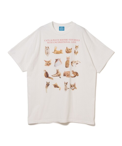 mmts（マミタス）の「〈UNISEX〉mmts / NEKOTOMO 茶トラTシャツ
