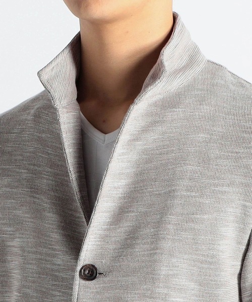 HIDEAWAYS NICOLE（ハイダウェイニコル）の「ツイーディーダブルフェイスジャケット（その他アウター・メンズ・モカ/ブラック×ホワイト/ホワイト×ブラック/サックスブルー・MEDIUM/LARGE/X-LARGE）」の8枚目の写真