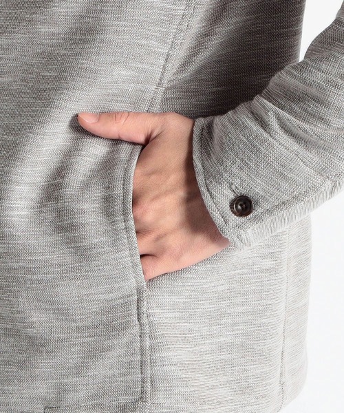 HIDEAWAYS NICOLE（ハイダウェイニコル）の「ツイーディーダブルフェイスジャケット（その他アウター・メンズ・モカ/ブラック×ホワイト/ホワイト×ブラック/サックスブルー・MEDIUM/LARGE/X-LARGE）」の9枚目の写真