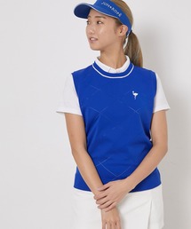 JUN&ROPE' | 【ECO】ダイヤ柄ニットベスト(ベスト)