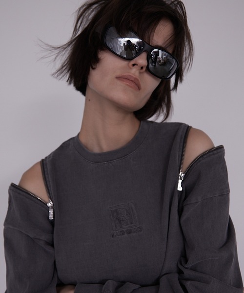 PRANK PROJECT（プランクプロジェクト）の「ロゴエンブロイダリーピグメントオーバートップ/Logo Embroidery Pigment Over Top（Tシャツ/カットソー・レディース・ホワイト/ブラック・FREE）」の20枚目の写真