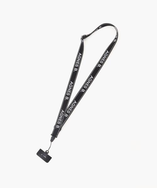 agnes b.（アニエスベー）の「ネックストラップ (LAB01－04)（キーホルダー・レディース・ブラック・FREE）」の5枚目の写真