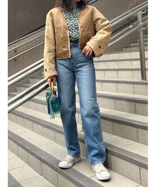 【moussy】PLAIN Jeans Straight イエロー moussy｜PLAIN JEANS STRAIGHT | Rakuten Fashion(楽天