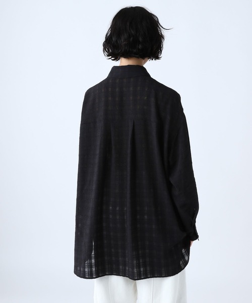 PAGEBOY(ページボーイ)の「ポコシアールーズシャツ(シャツ/ブラウス・レディース・ブラック/ミント/オフホワイト・FREE)」の19枚目の写真