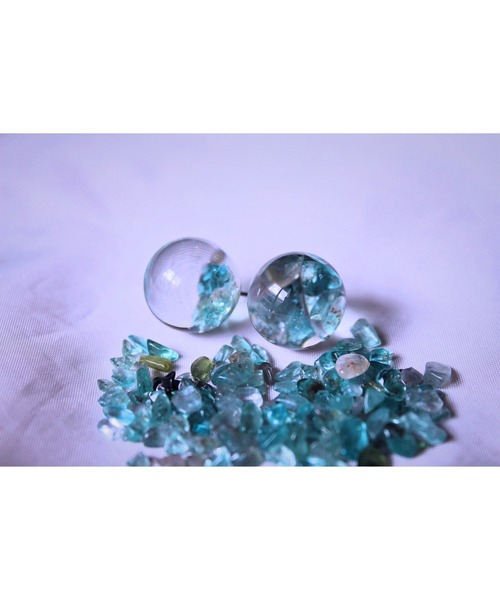tone(トーン)の「【Willija】金属アレルギー対応《Pure》透明ピアス(MA)(ピアス(両耳用)・レディース・シルバー/ゴールド/その他/グリーン/ホワイト/レッド/パープル/オレンジ/ブルー・FREE)」の3枚目の写真