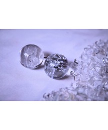 【Willija】金属アレルギー対応《Pure》透明ピアス(MA)