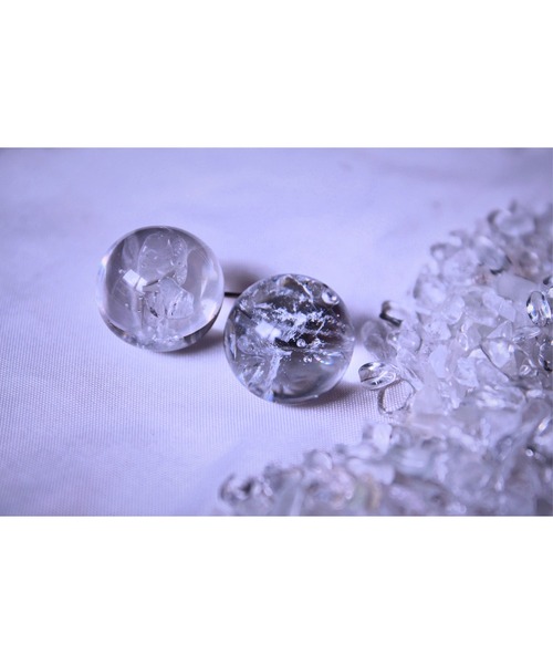 tone(トーン)の「【Willija】金属アレルギー対応《Pure》透明ピアス(MA)(ピアス(両耳用)・レディース・シルバー/ゴールド/その他/グリーン/ホワイト/レッド/パープル/オレンジ/ブルー・FREE)」の9枚目の写真