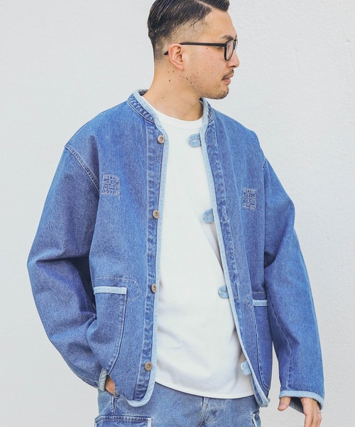 ARMY TWILL　12OZ Denim Piping Jacket