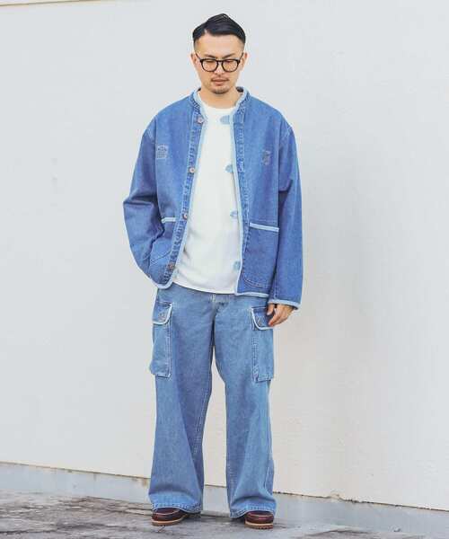 ARMY TWILL　12OZ Denim Piping Jacket