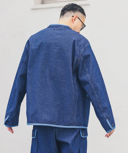 ARMY TWILL　12OZ Denim Piping Jacket