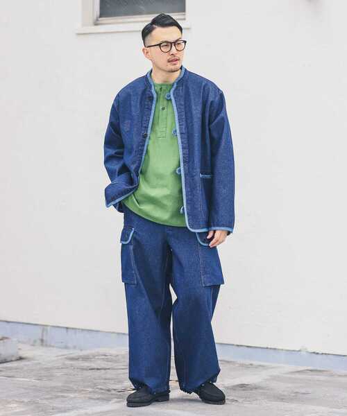 ARMY TWILL　12OZ Denim Piping Jacket