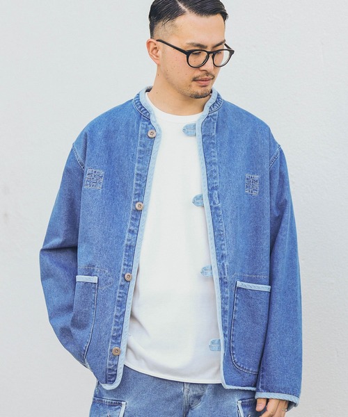 ARMY TWILL　12OZ Denim Piping Jacket