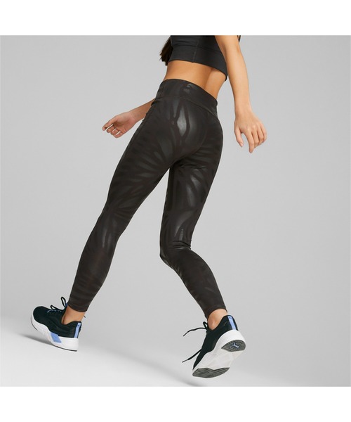 PUMA（プーマ）の「PUMA プーマ ウィメンズ トレーニング NOVA SHINE ハイウエスト 7/8 タイツ（レギンス/スパッツ・レディース・ラベンダー/パープル/ブラック・LARGE/X-LARGE/SMALL/MEDIUM）」の6枚目の写真