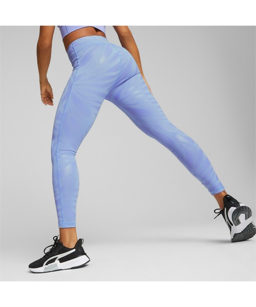 PUMA（プーマ）の「PUMA プーマ ウィメンズ トレーニング NOVA SHINE ハイウエスト 7/8 タイツ（レギンス/スパッツ・レディース・ラベンダー/パープル/ブラック・LARGE/X-LARGE/SMALL/MEDIUM）」の7枚目の写真