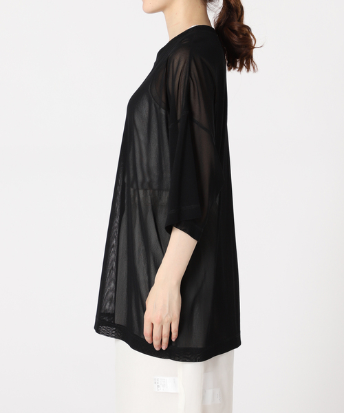 CITYSHOP（シティーショップ）の「TULLE Tシャツ（Tシャツ/カットソー・レディース・ブラック/ホワイト/イエロー・FREE）」の18枚目の写真