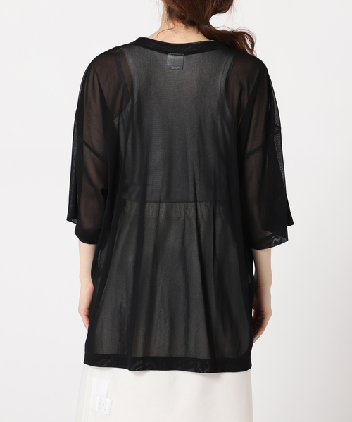 CITYSHOP（シティーショップ）の「TULLE Tシャツ（Tシャツ/カットソー・レディース・ブラック/ホワイト/イエロー・FREE）」の19枚目の写真