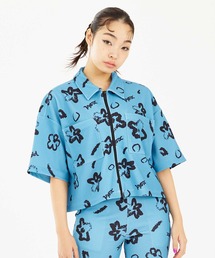 X-girl | HANDWRITTEN FLOWER JERSEY SHIRT(シャツ/ブラウス)