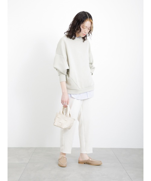 Samansa Mos2 blue（サマンサモスモスブルー）の「ダンボールニット