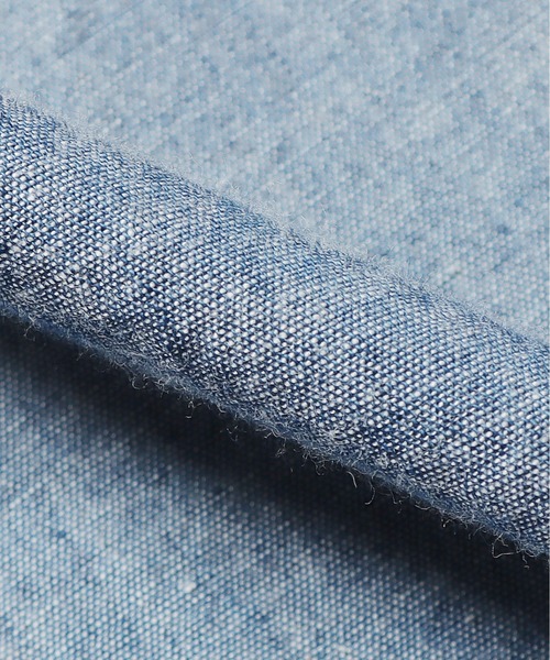CAL O LINE(キャルオーライン)の「CAL O LINE/キャルオーライン CHAMBRAY S/S SHIRT シャンブレーシャツ デニムシャツ(シャツ/ブラウス・メンズ・ブルー・XL/L/M)」の15枚目の写真