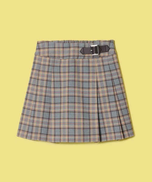 FOREVER 21（フォーエバー トゥエンティーワン）の「【POP】チェックプリーツミニスカート（スカート・レディース・グレー/ベージュ・MEDIUM/SMALL）」の2枚目の写真