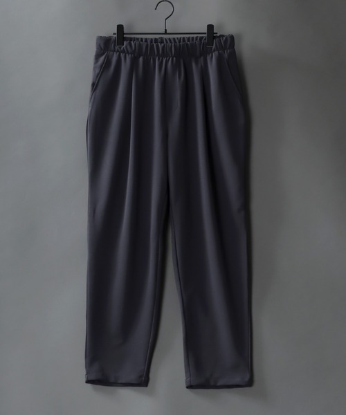 SITRY(シトリー)の「amundsen 1 tuck tapered pants/梨地織り 1タック テーパードパンツ セットアップ対応可(スラックス・メンズ・グリーン/ベージュ/ブラック/チャコールグレー/グレー/ネイビー/ブラウン/カーキ・M/LL/L)」の10枚目の写真